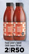 Food Lover's Sweet Chilli Sauce-For 2 x 750ml