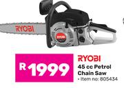 Ryobi 45cc Petrol Chain Saw