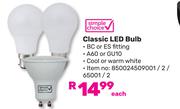 Simple Choice Classic LED Bulb-Each
