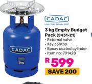CADAC 3Kg Empty Budget Pack 5431-21