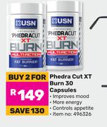 USN Phedra Cut XT Burn 30 Capsules-For 2