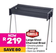 Expert Grill Large Steel Charcoal Braai