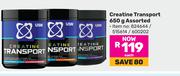 USN Creatine Transport Assorted-650g Each