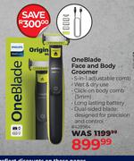 Philips One Blade Face & Body Groomer