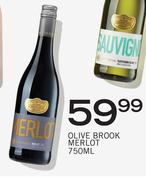 Olive Brook Merlot-750ml