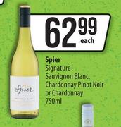 Spier Signature Sauvignon Blanc,Chardonnay Pinot Noir Or Chardonnay-750ml Each