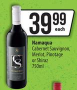 Namaqua Cabernet Sauvignon,Merlot,Pinotage Or Shiraz-750ml Each