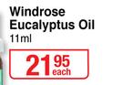 Windrose Eucalyptus Oil-11ml Each