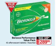 Berocca Performance Value Pack-45 Effervescent Tablets