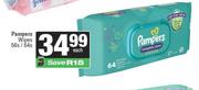Pampers Wipes 56s/64s-Each