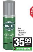 Brut Aerosol Deodorant-120ml