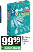 Gaviscon Liquid Sachets-12s Each