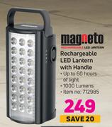 Magneto Rechargeable LED Lantern With Handle