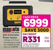 Magneto 600W Portable Power Station