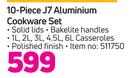 Hart 10 Piece J7 Aluminium Cookware Set