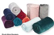 Plush Mink Blankets 150cm x 180cm-For 2