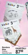 Baby Things Bandana Bibs 3 Piece Assorted Sets