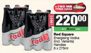 Red Square Energising Vodka Handies-For 2 x 6 x 275ml
