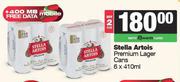 Stella Artois Premium Lager Cans-For 2 x 6 x 410ml
