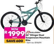 Raleigh 26" Stinger Dual Suspension Mountain Bike