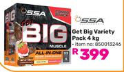 SSA Get Big Variety Pack-4Kg