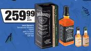 Jack Daniel's Tennessee Whisky 750ml With 2 x 50ml Miniatures Gift Set-Per Pack
