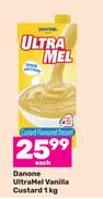 Danone Ultramel Vanila Custard-1kg Each