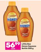 Little Bee Honey Squeeze Bottle-500g Each