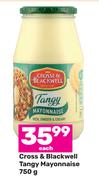 Cross & Blackwell Tangy Mayonnaise-750g Each