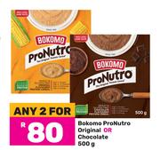 Bokomo ProNutro Origanl Or Chocolate-For Any 2 x 500g