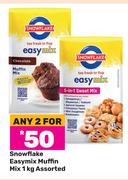 Snowflake Easymix Muffin Mix Assorted-For Any 2 x 1kg