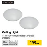 Lightworx Ceiling Light-Each