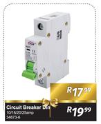 Circuit Breaker Din 10/16/20/25 Amp 34673-6