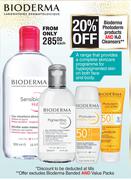 Bioderma Photoderm Products & H2O Cleansers-Each