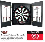 Renegade Dartboard Cabinet Set-Per Set