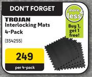 Trojan Interlocking Mat (4's Pack)-Per Pack