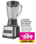 Logik 1.5L Stainless Steel Blender RSH-080476