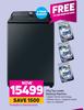Samsung 21kg Top Loader Washing Machine + Free 3 x 3kg Bags Of Omo