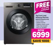 Samsung 7kg Front Load Washing Machine WW70T4040CX/FA + Free 4 x 1.5L Omo Washing Liquid