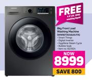 Samsung 8kg Front Load Washing Machine WW80TA046AX/FA + Free 4 x 1.5L Omo Washing Liquid
