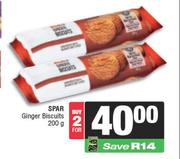 Spar Ginger Biscuits-For 2 x 200g