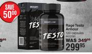 Biogen Rage Testo Armour 120 Capsules