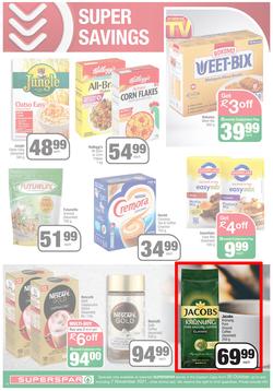SUPERSPAR EASTERN CAPE : Our Best For Less (26 October - 7 November 2021) Valid In | Bluewater Bay, Amalinda, Knysna, Heather Park, Jeffery's Bay, Rosehill, Protea, Sedgefield, Spandau, page 10