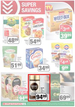 SUPERSPAR EASTERN CAPE : Our Best For Less (26 October - 7 November 2021) Valid In | Bluewater Bay, Amalinda, Knysna, Heather Park, Jeffery's Bay, Rosehill, Protea, Sedgefield, Spandau, page 10