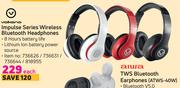 Volkano Impulse Series Wireless Bluetooth Headphones-Each
