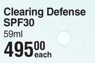 Dermalogica Clear Start Clearing Defense SPF30-59ml Each