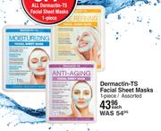 Dermactin-TS Facial Sheet Masks 1 Piece Assorted-Each