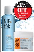 Nip + Fab Exfoliate Glycolic Daily Cleasing Pads 60 Piece