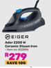 Eiger Ader 2200W Ceramic Steam Iron