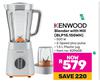 Kenwood Blender With Mill BLP15.150WH